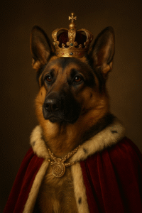 alt="Royal Shepherd dog German"