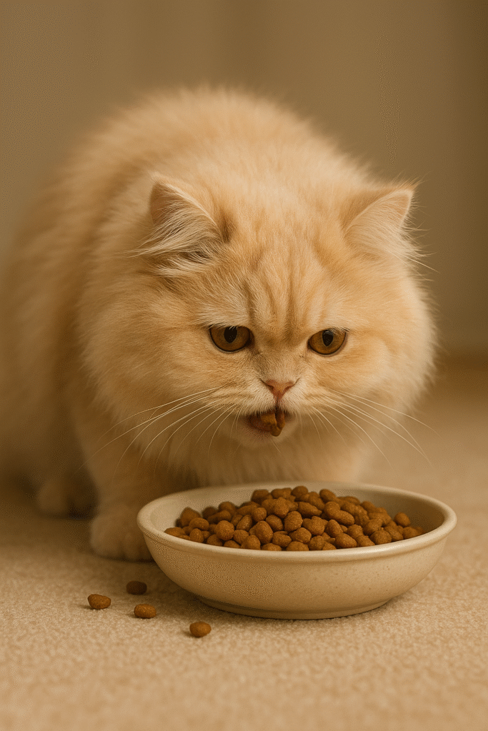 Royal Bite: The Persian Cat’s Mealtime Elegance